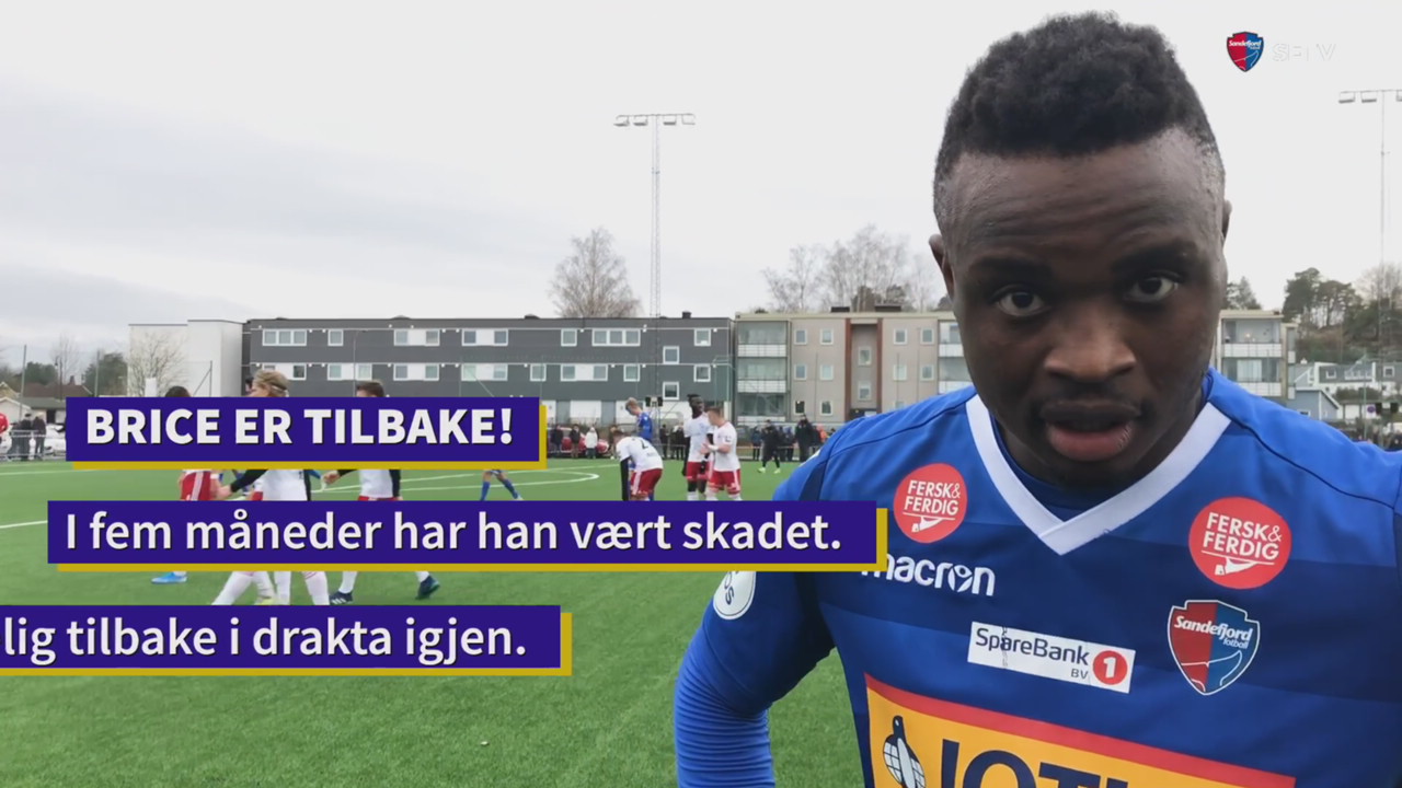 Brice tilbake på banen: – Tungt, men godt